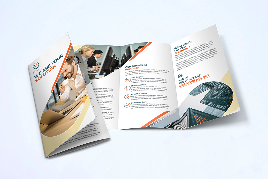 Brochure Gấp Đôi A4
